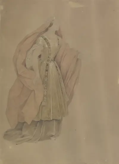 Die Sängerin Karoline Hetzenecker in der Oper ‘Hans Heiling’ von Moritz von Schwind