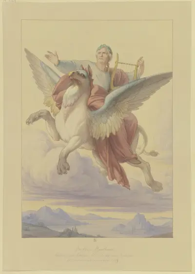 Goethe’s Apotheosis av Eduard von Steinle