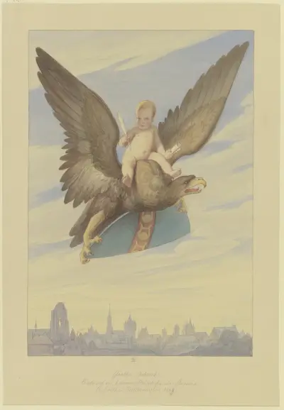 Goethe’s Birth av Eduard von Steinle