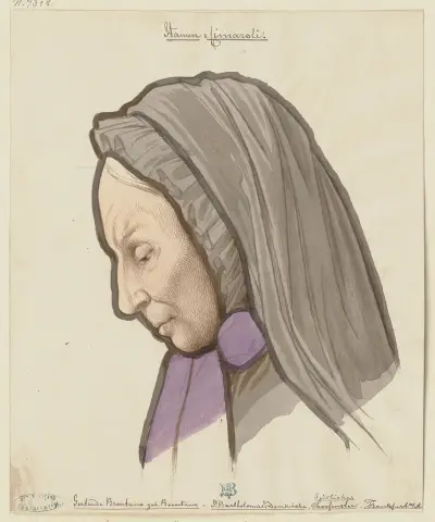 Portrait of Gertrude Brentano av Eduard von Steinle