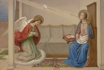 The Annunciation av Eduard von Steinle