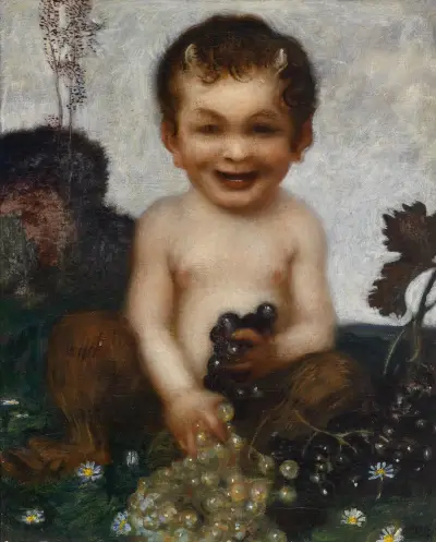 Junger Faun av Franz von Stuck