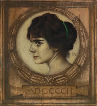 Portret Gemmy Bierbaum, Franz von Stuck