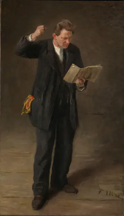 En skuespiller von Fritz von Uhde