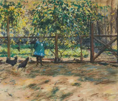 Im Garten von Fritz von Uhde