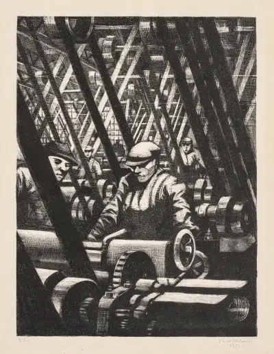 Building Aircraft; Making the Engine av Christopher R. W. Nevinson