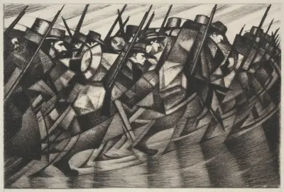 Returning to the Trenches av Christopher R. W. Nevinson