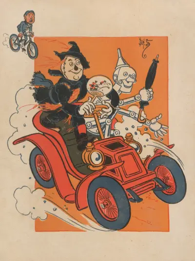 Denslow’s Scarecrow and the tin-man Pl.2 av William Wallace Denslow