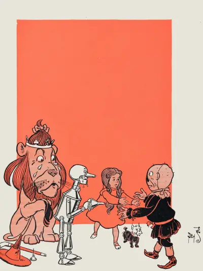 The Good Witch grants Dorothy’s Wiish av William Wallace Denslow