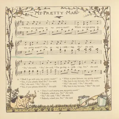 Mein schönes Mädchen von Walter Crane