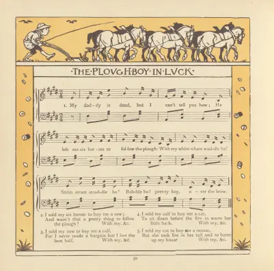 The Ploughboy in Luck av Walter Crane