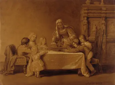 Family Group von Robert Walter Weir