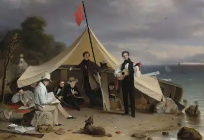 Greenwich Boat Club von Robert Walter Weir