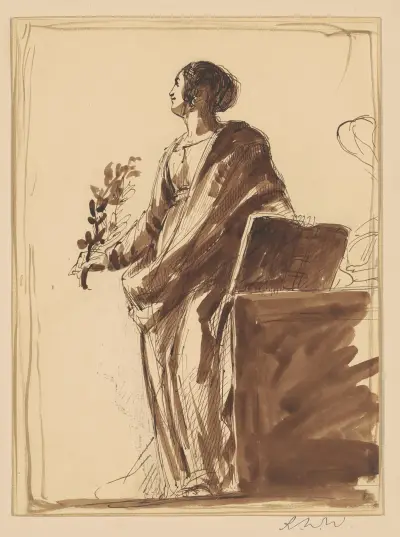 Study for ‘War and Peace’ von Robert Walter Weir