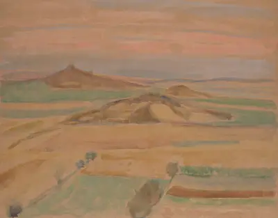 Hügelige Landschaft av Walther Gamerith