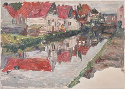 Kanál v Holandsku, Wassily Kandinsky