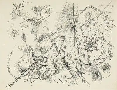 Projekt do akwaforty, Wassily Kandinsky