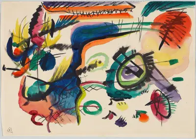 Draft for ‘Composition VII’ I av Wassily Kandinsky