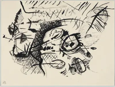 Draft for ‘Composition VII’ II av Wassily Kandinsky
