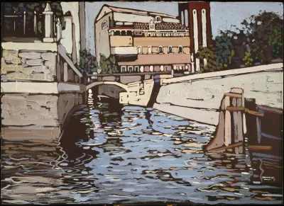 Wspomnienie Wenecji 3 (Kanał), Wassily Kandinsky