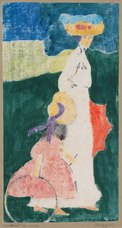 Im Sommer av Wassily Kandinsky