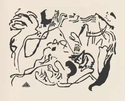 Dźwięki, tabl. 6, Wassily Kandinsky