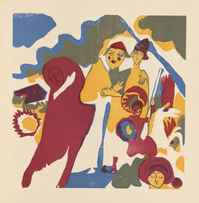 Dźwięki, plansza 07, Wassily Kandinsky