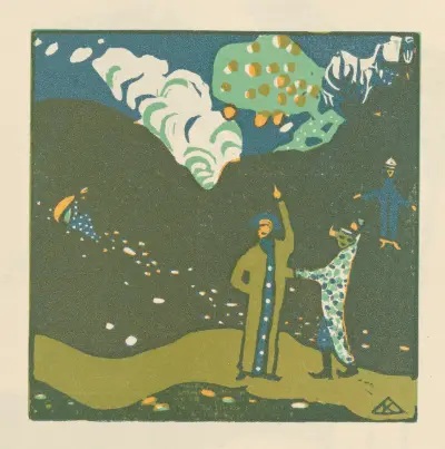 Dźwięki, plansza 23, Wassily Kandinsky