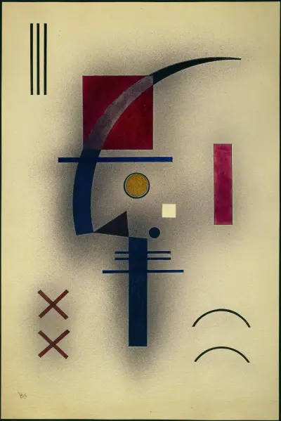 Kleines Weiss av Wassily Kandinsky