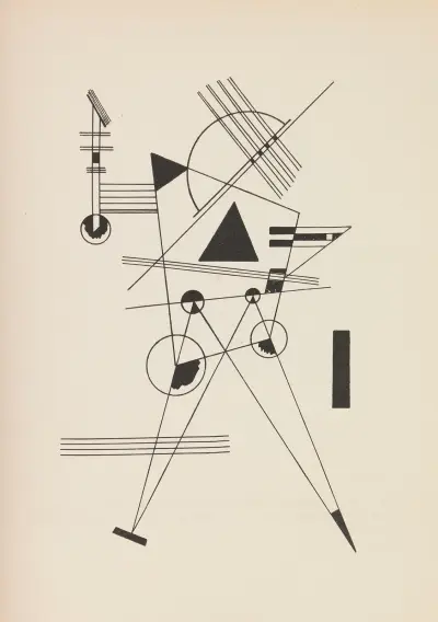 Lithographie No. 1, 1925 – nr 1 av Wassily Kandinsky