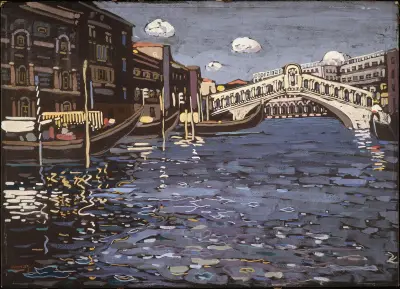 Wspomnienie Wenecji 4 (Most Rialto), Wassily Kandinsky