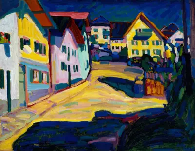 Murnau, Burggrabenstrasse 1, 1908 von Wassily Kandinsky