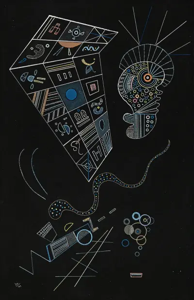 Bez názvu, 1941, Wassily Kandinsky