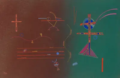 Sachte av Wassily Kandinsky
