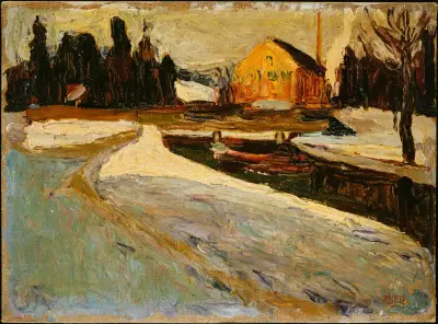 Schwabing, Winter Sun von Wassily Kandinsky
