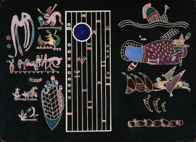 Unfinished Painting, 1944 – Nr. 2 von Wassily Kandinsky