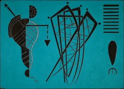 Unfinished Painting, 1944 – nr 1 av Wassily Kandinsky