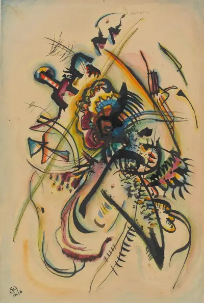 With One Voice av Wassily Kandinsky