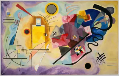 Yellow-Red-Blue av Wassily Kandinsky