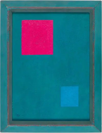 Zwei Quadrate (Two Squares) av Wassily Kandinsky