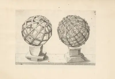 Perspectiva Corporum Regularium (Perspective of regular solids) Pl.36, Wenzel Jamnitzer