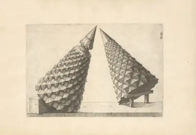 Perspectiva Corporum Regularium (Perspective of regular solids) Pl.39, Wenzel Jamnitzer