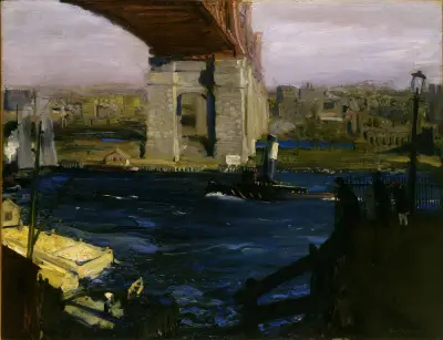 Most na Blackwell's Island, George Wesley Bellows