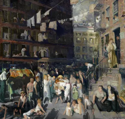 Cliff Dwellers, George Wesley Bellows