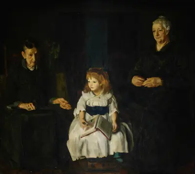 Elinor, Jean and Anna, George Wesley Bellows
