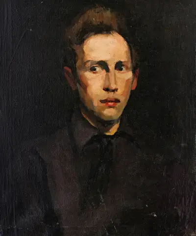 Portret młodego mężczyzny, George Wesley Bellows