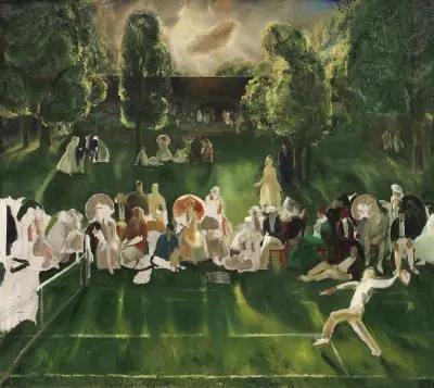 Turniej tenisowy, George Wesley Bellows
