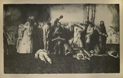 Masakra we wsi, George Wesley Bellows