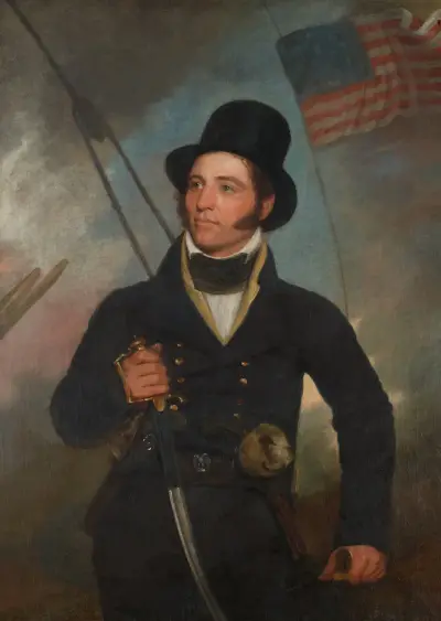Portrait of Captain Samuel Chester Reid av John Wesley Jarvis