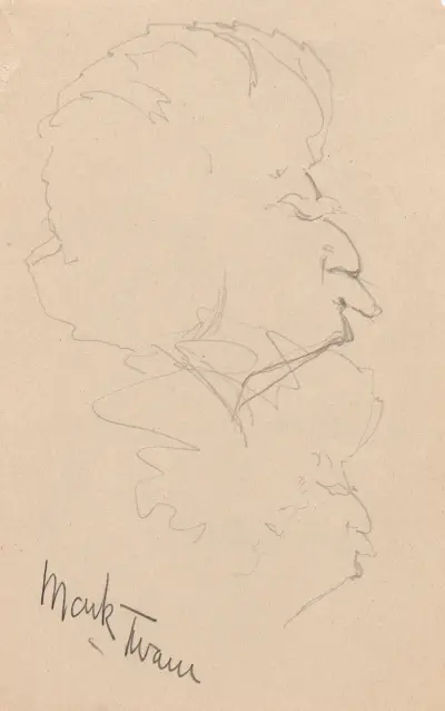 Mark Twain av John White Alexander